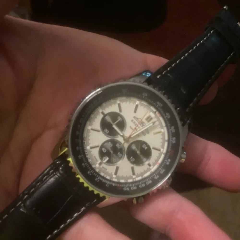 New Breitling Black and white Chronograph Watch - Picture 1 of 7